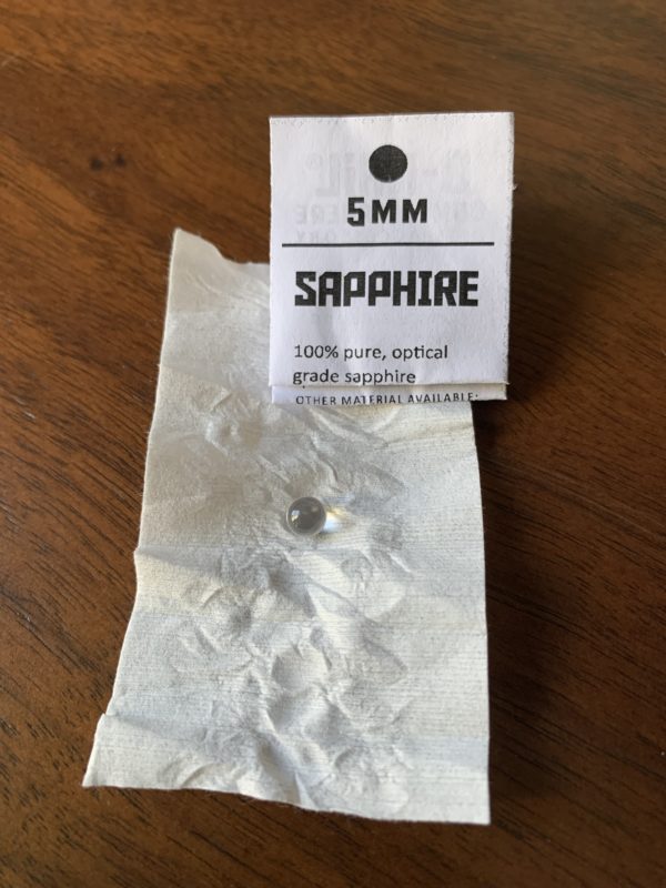 5mm sapphire pearl